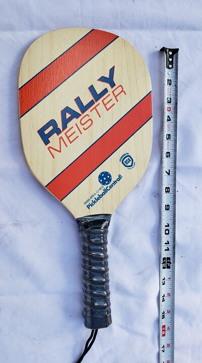 rally meister wood paddle