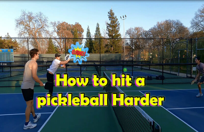 How To Hit a Pickleball Harder: Topspin Hitting Technique