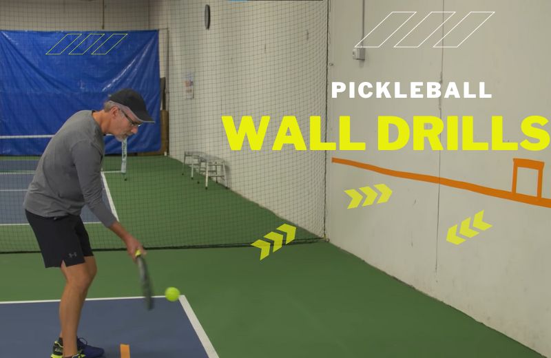 Pickleball Practice Wall Drills: How to Training on Your Own?